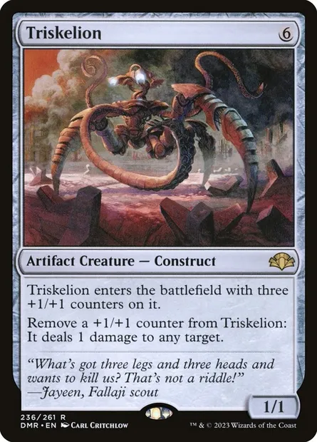 Triskelion, Magic card DMR 236 — Dominaria Remastered set