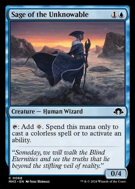 Sage of the Unknowable, Magic card MH3 68 — Modern Horizons 3 set