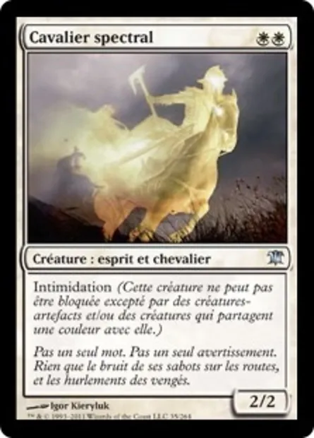 Cavalier spectral, carte Magic ISD 35 — extension Innistrad