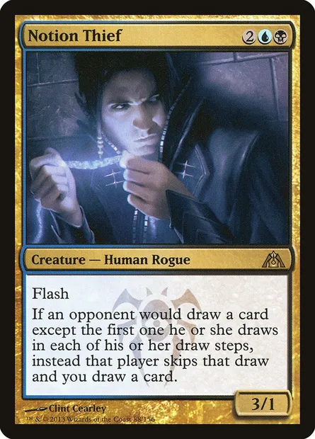 Notion Thief, Magic card DGM 88 — Dragon's Maze set