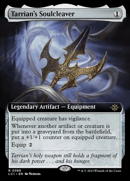Tarrian's Soulcleaver, Magic card LCI 389 — The Lost Caverns of Ixalan set
