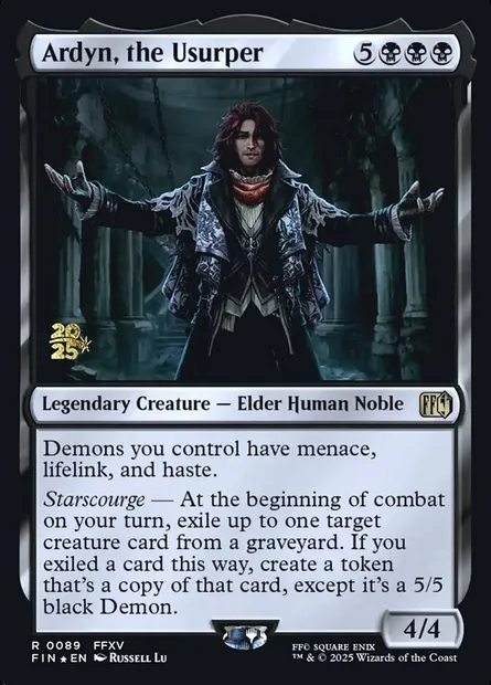 Ardyn, the Usurper, Magic card PFIN 89s — Final Fantasy Promos set