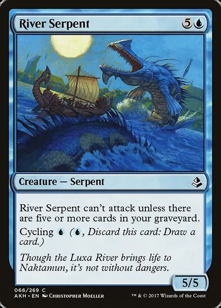 River Serpent, Magic card AKH 66 — Amonkhet set