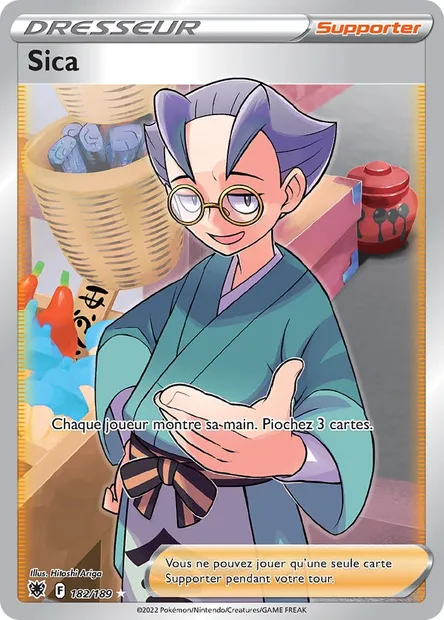 Sica, carte Pokémon ASR 182 — extension Astres Radieux