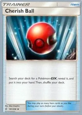 Cherish Ball, Pokémon card WCD19 191-3 — World Championship Decks 2019 set