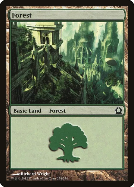 Forest, Magic card RTR 274 — Return to Ravnica set