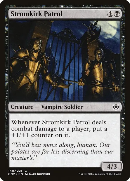 Stromkirk Patrol, Magic card CN2 149 — Conspiracy: Take the Crown set