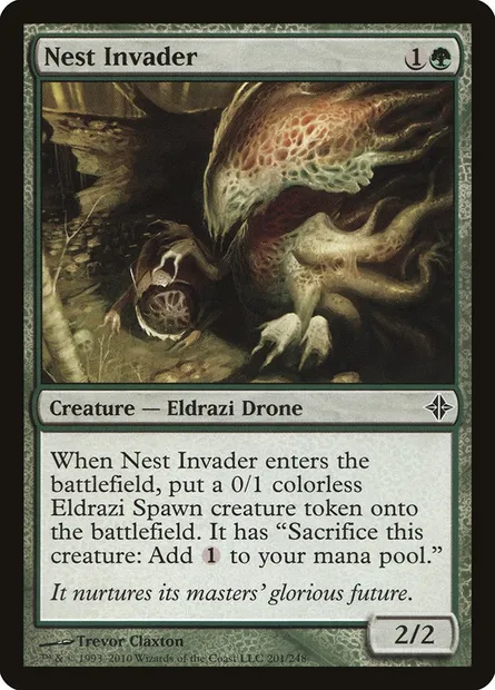 Nest Invader, Magic card ROE 201 — Rise of the Eldrazi set