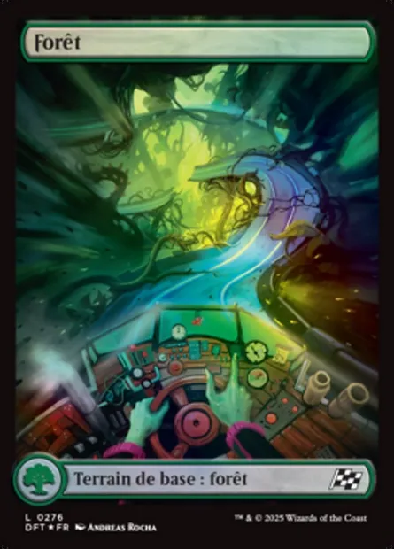Forêt, carte Magic DFT 276 — extension Aetherdrift