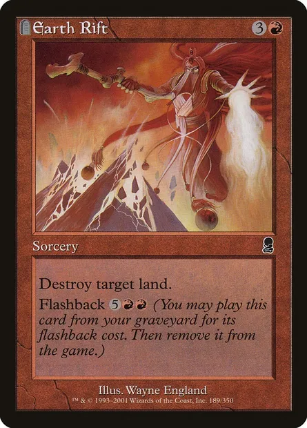Earth Rift, Magic card ODY 189 — Odyssey set