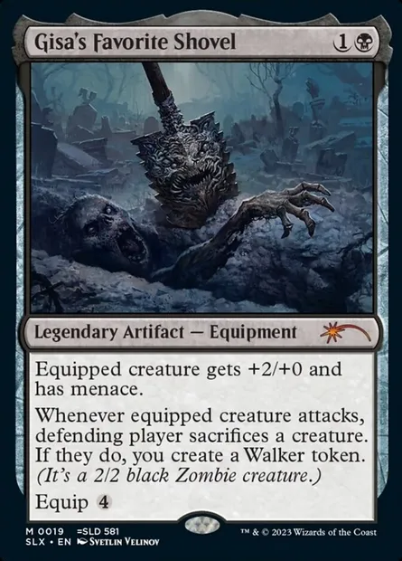 Gisa's Favorite Shovel, carte Magic SLX 19 — extension Universes Within