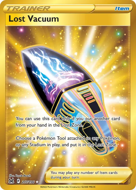 Lost Vacuum, Pokémon card LOR 217 — Lost Origin set