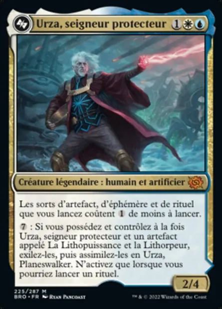 Urza, seigneur protecteur, carte Magic BRO 225 — extension La Guerre Fratricide