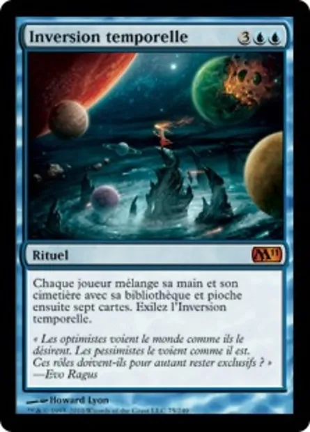 Inversion temporelle, carte Magic M11 75 — extension Magic 2011