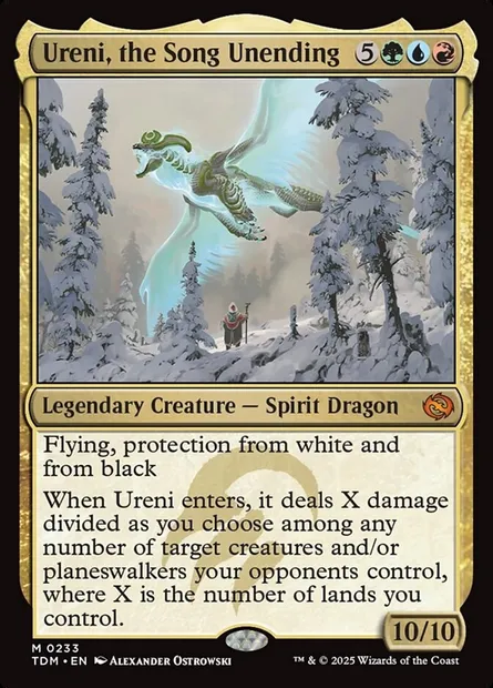 Ureni, the Song Unending, Magic card TDM 233 — Tarkir: Dragonstorm set