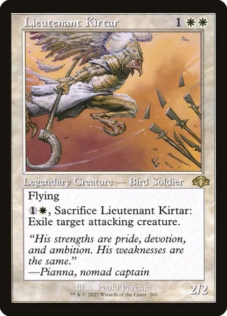 Lieutenant Kirtar, Magic card DMR 265 — Dominaria Remastered set