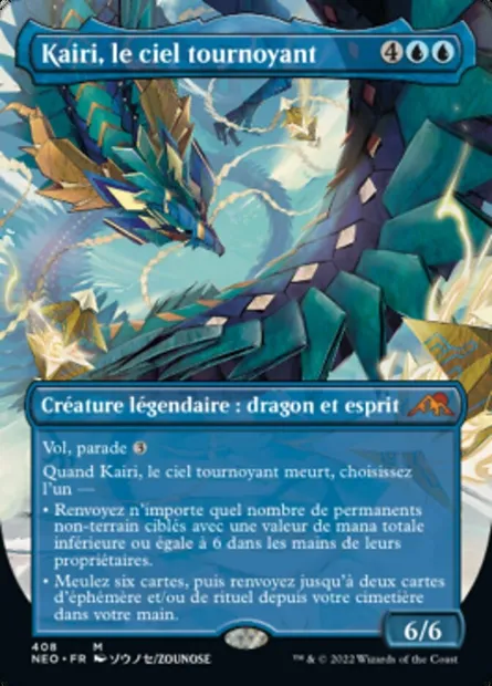 Kairi, le ciel tournoyant, carte Magic NEO 408 — extension Kamigawa: La Dynastie Néon