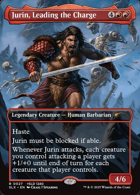 Jurin, Leading the Charge, carte Magic SLX 27 — extension Universes Within
