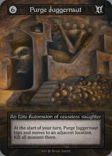 Purge Juggernaut, carte Sorcery ALP 328 — extension Alpha