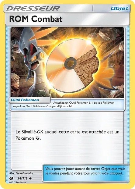 ROM Combat, carte Pokémon CIN 94 — extension Invasion Carmin
