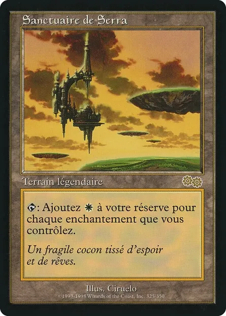 Sanctuaire de Serra, carte Magic USG 325 — extension Epopée d'Urza