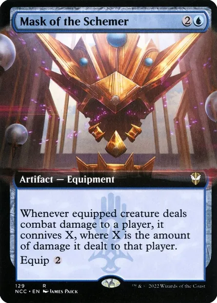 Mask of the Schemer, Magic card NCC 129 — New Capenna Commander set