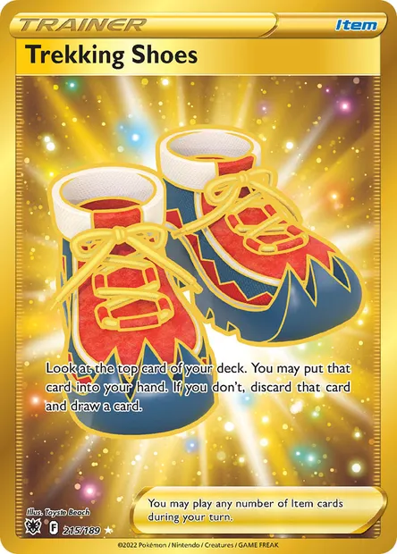 Trekking Shoes, Pokémon card ASR 215 — Astral Radiance set