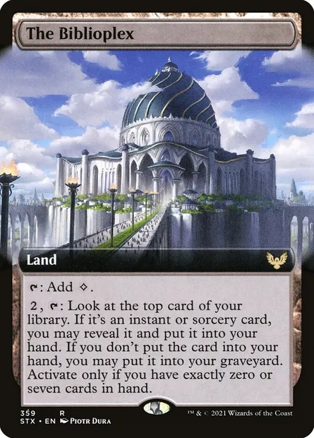 The Biblioplex, Magic card STX 359 — Strixhaven: School of Mages set