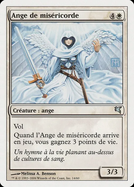 Ange de Miséricorde, carte Magic PSAL G14 — extension Salvat 2005