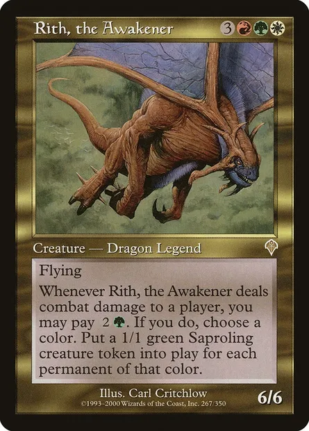 Rith, the Awakener, Magic card INV 267 — Invasion set