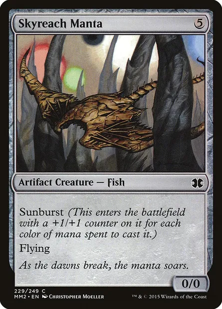 Skyreach Manta, Magic card MM2 229 — Modern Masters 2015 set