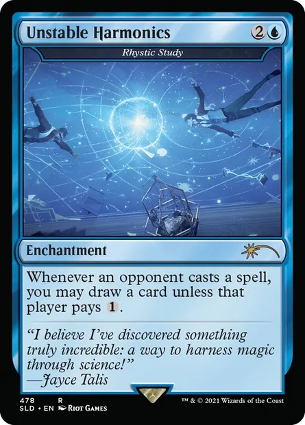 Rhystic Study, Magic card SLD 478 — Secret Lair Drop set
