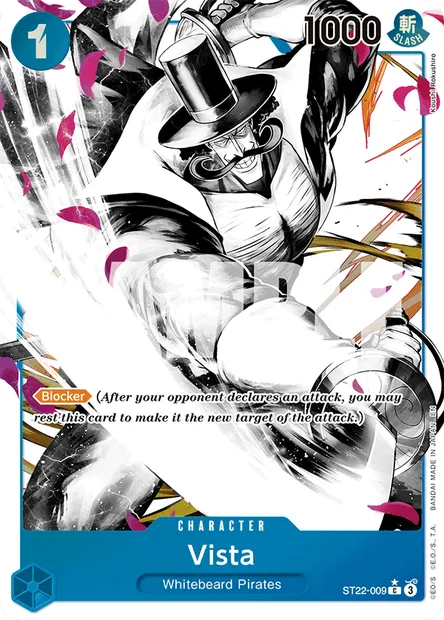 Vista, One Piece card ST22-009 — Ace & Newgate set