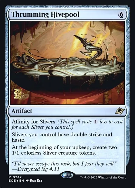 Thrumming Hivepool, Magic card PEOE 247s — Edge of Eternities Promos set