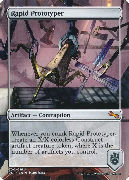 Rapid Prototyper, carte Magic UST 200 — extension Unstable