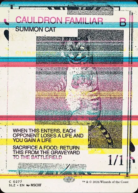 CAULDRON FAMILIAR, carte Magic SLZ 277 — extension The Zeta Set