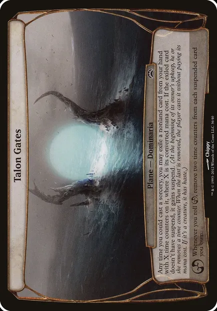 Talon Gates, Magic card OPC2 36 — Planechase 2012 Planes set