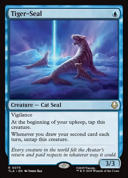 Tiger-Seal, Magic card TLA 75 — Avatar: The Last Airbender set
