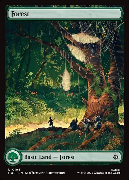 Forest, Magic card HOB 198 — The Hobbit set