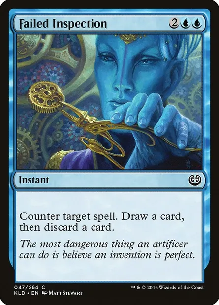 Failed Inspection, Magic card KLD 47 — Kaladesh set