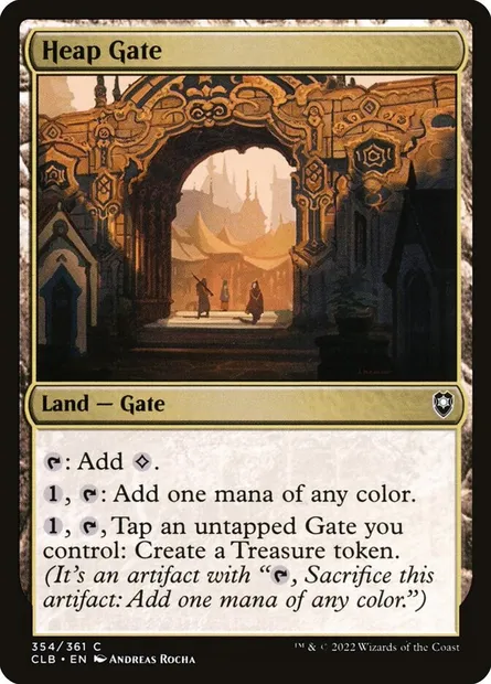 Heap Gate, Magic card CLB 354 — Commander Legends: Battle for Baldur's Gate set