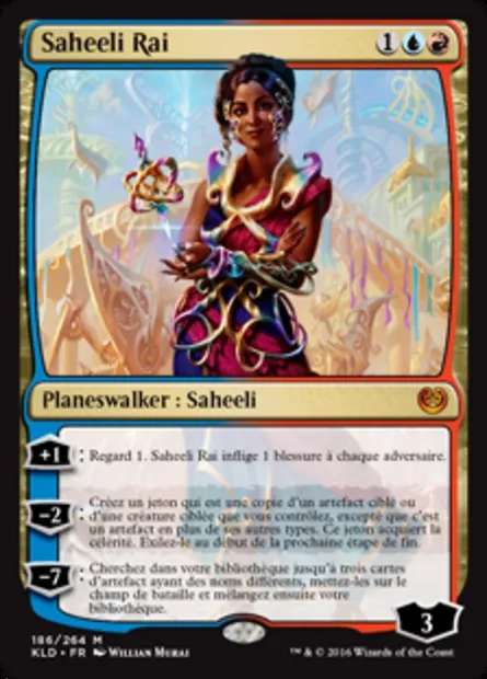 Saheeli Rai, carte Magic KLD 186 — extension Kaladesh
