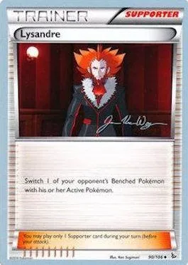 Lysandre, Pokémon card WCD15 090-4 — World Championship Decks 2015 set