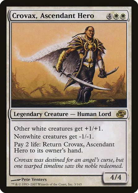 Crovax, Ascendant Hero, Magic card PLC 3 — Planar Chaos set
