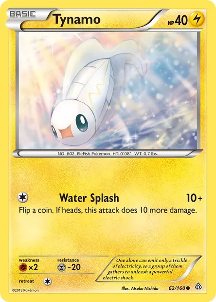 Tynamo, Pokémon card PRC 62 — Primal Clash set