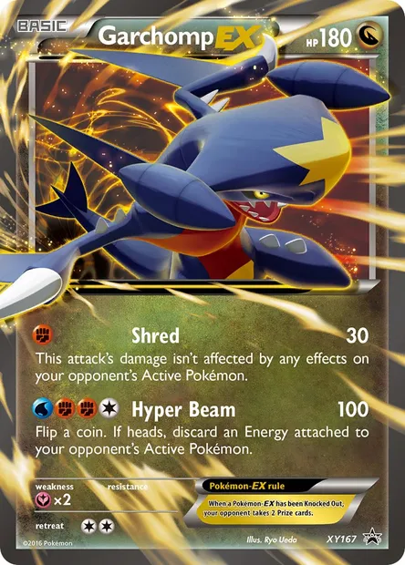 Garchomp-EX, Pokémon card XY 167 — XY Black Star Promos set
