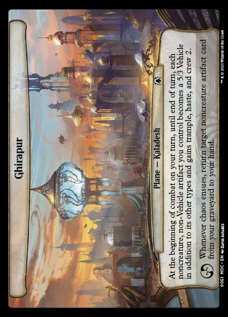 Ghirapur, Magic card MOC 51 — March of the Machine Commander set