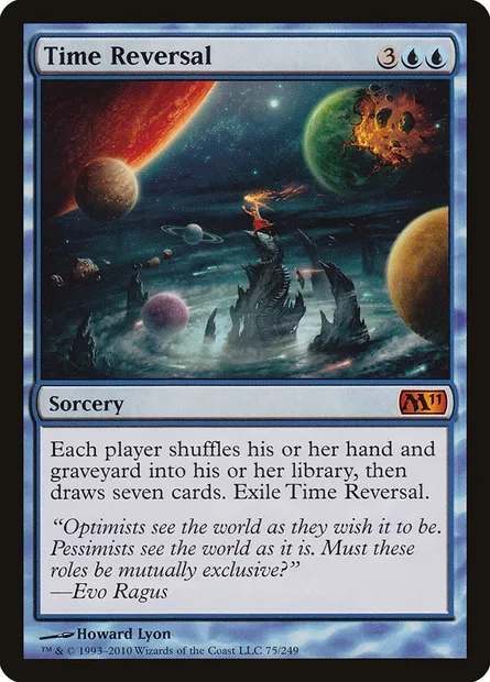 Time Reversal, Magic card M11 75 — Magic 2011 set