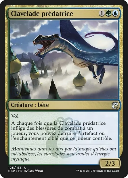 Clavelade prédatrice, carte Magic GK2 125 — extension RNA Guild Kit