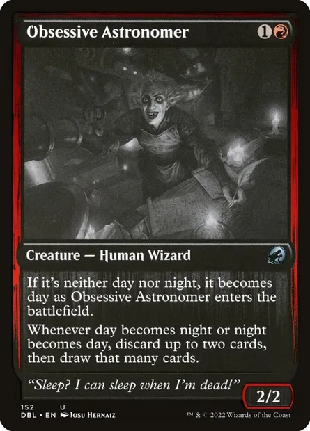 Obsessive Astronomer, Magic card DBL 152 — Innistrad: Double Feature set
